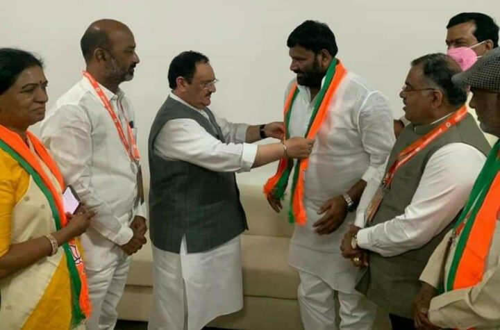 నద్దా సమక్షంలో బీజేపీలో చేరిన శ్రీశైలం గౌడ్
