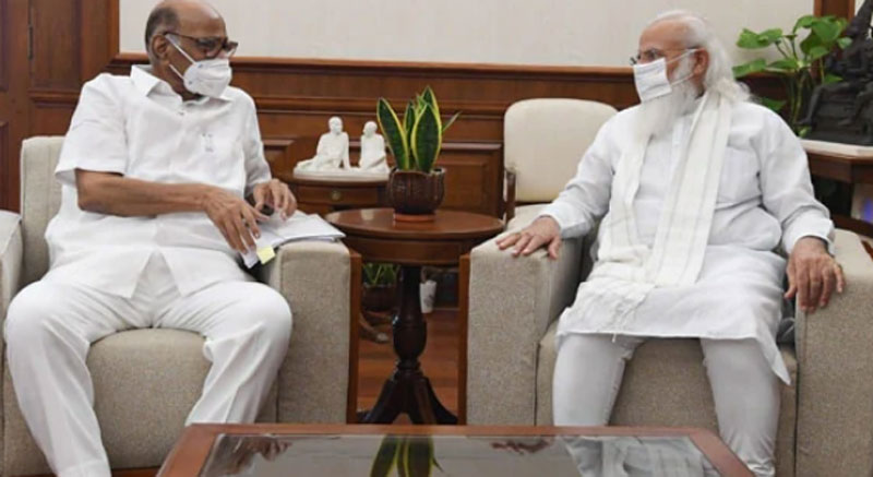 ప్రధాని మోదీతో శరద్ పవార్ భేటీ ప్రధాని మోదీతో శరద్ పవార్ భేటీ