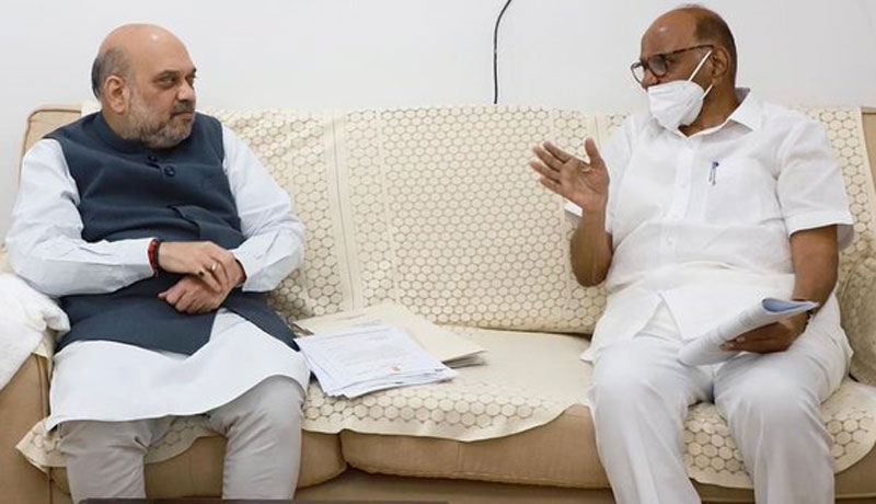 చక్కెర అమ్మకం ధరలపై అమిత్ షాతో శరద్ పవార్ చర్చలు చక్కెర అమ్మకం ధరలపై అమిత్ షాతో శరద్ పవార్ చర్చలు