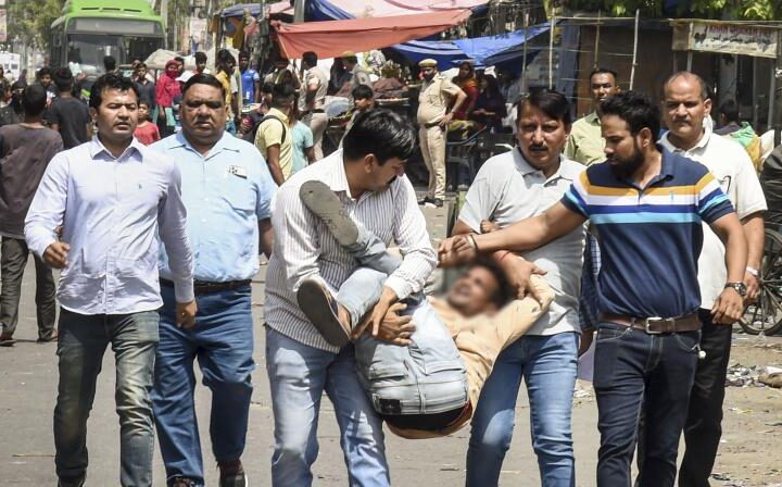 జహంగీర్‌పురిలో మరోసారి రాళ్ళ దాడి