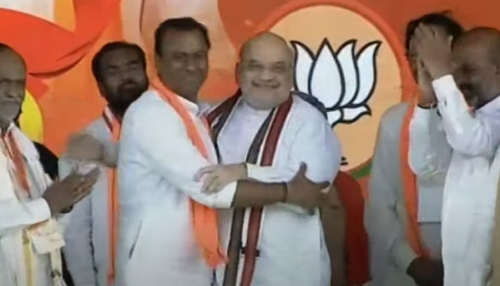 అమిత్ షా సమక్షంలో బిజెపిలో చేరిన రాజగోపాల్ రెడ్డి