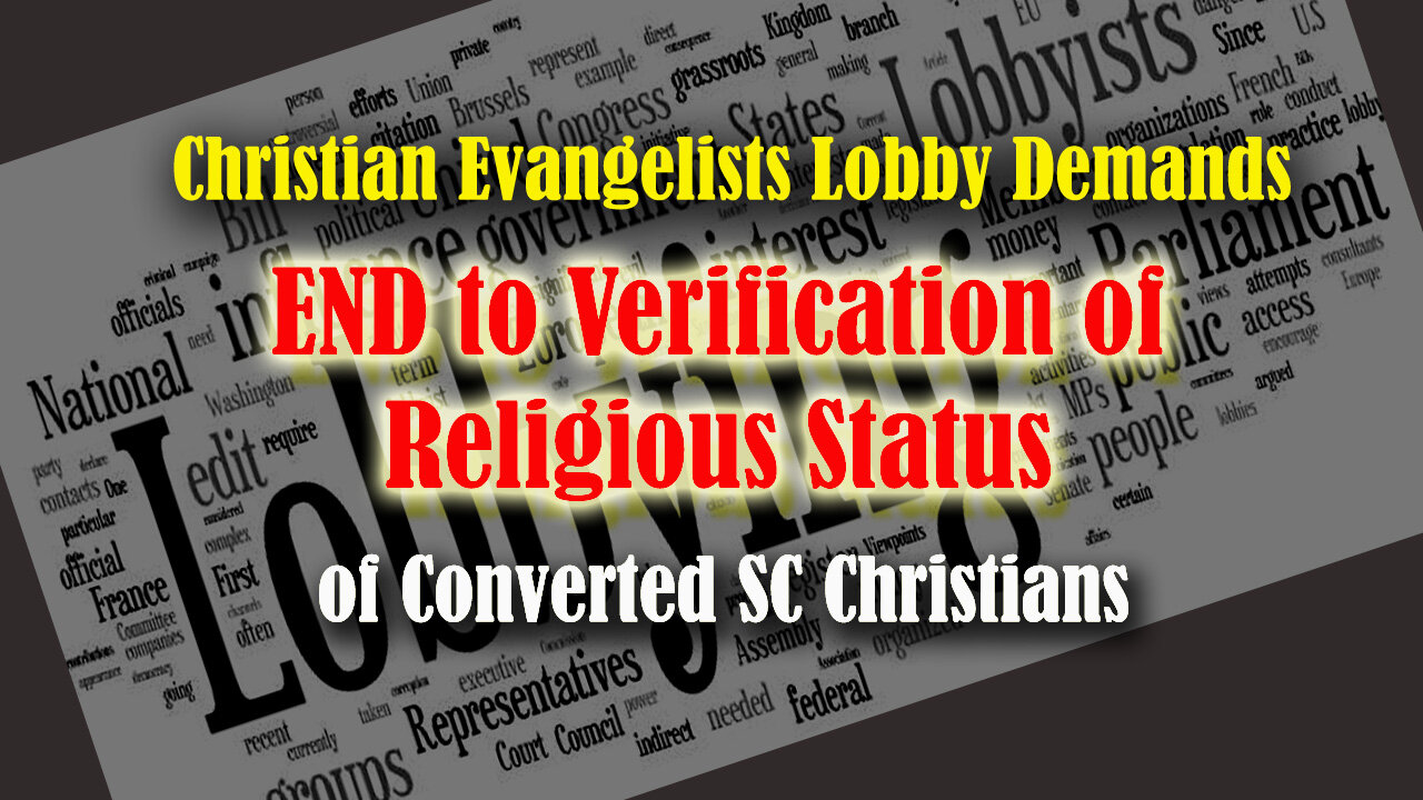 Telugu Cheristians Sex Videos - Christian Evangelist Lobby demands END to verification of Religious Status  of Converted SC Christians â€“ Nijam Today
