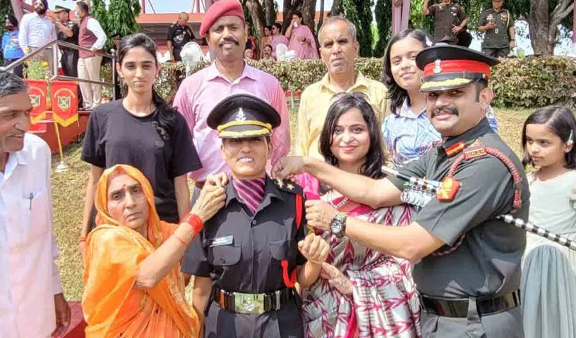 లెఫ్టినెంట్‌గా గాల్వ‌న్ హీరో నాయ‌క్ దీప‌క్ భార్య