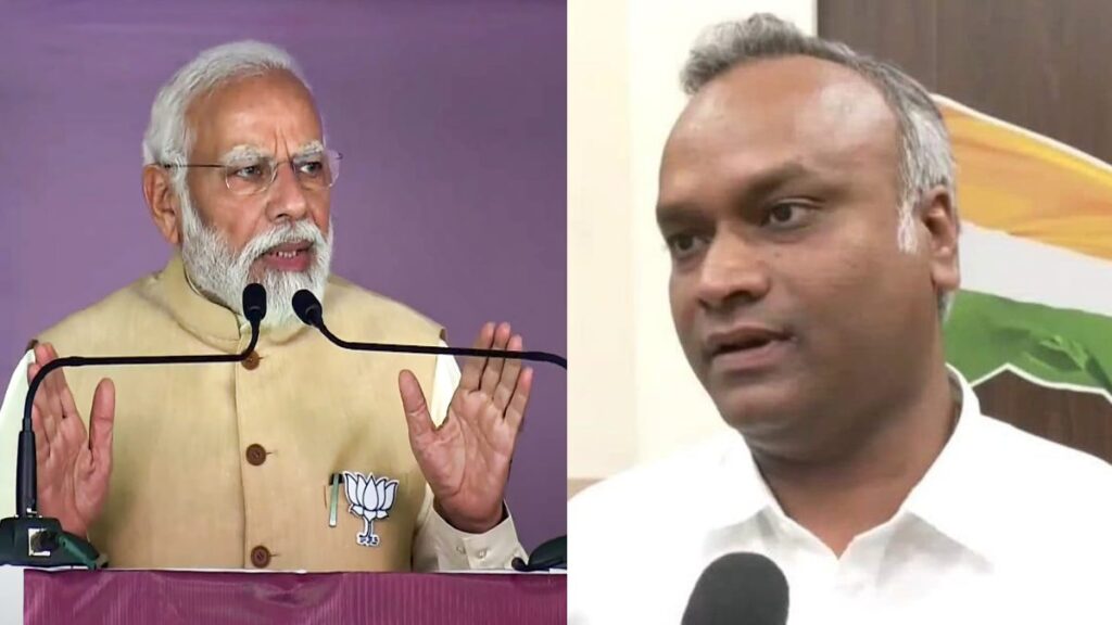 మోదీపై వ్యాఖ్యలకు ఖర్గే కుమారుడికి ఈసీ నోటీసు