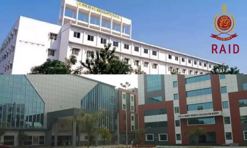 సీట్లు అమ్ముకున్న మెడికల్ కాలేజీల్లో ఈడీ సోదాలు