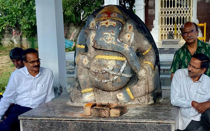 పెద్దగోల్కొండలో క్రీ.శ.12వ శతాబ్ది గణేశ విగ్రహం