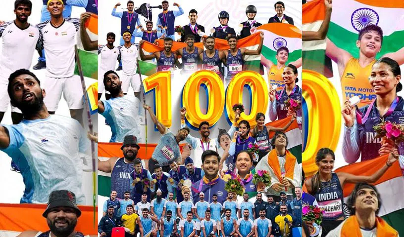 100 పతకాలతో ఆసియా క్రీడల్లో భారత్‌ సరికొత్త చరిత్ర