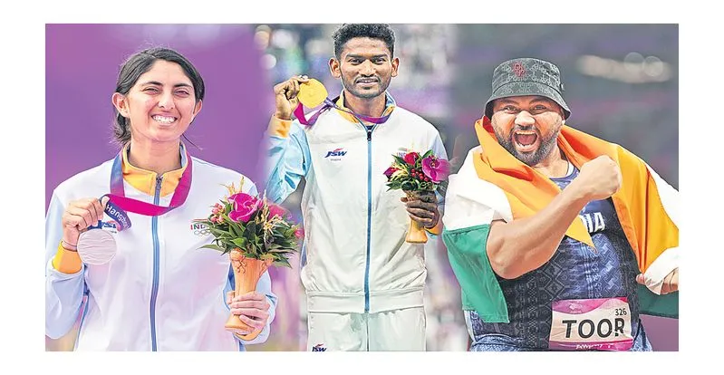 ఆసియా క్రీడల్లో ఒకే రోజు భారత్‍కు 15 పతకాలు