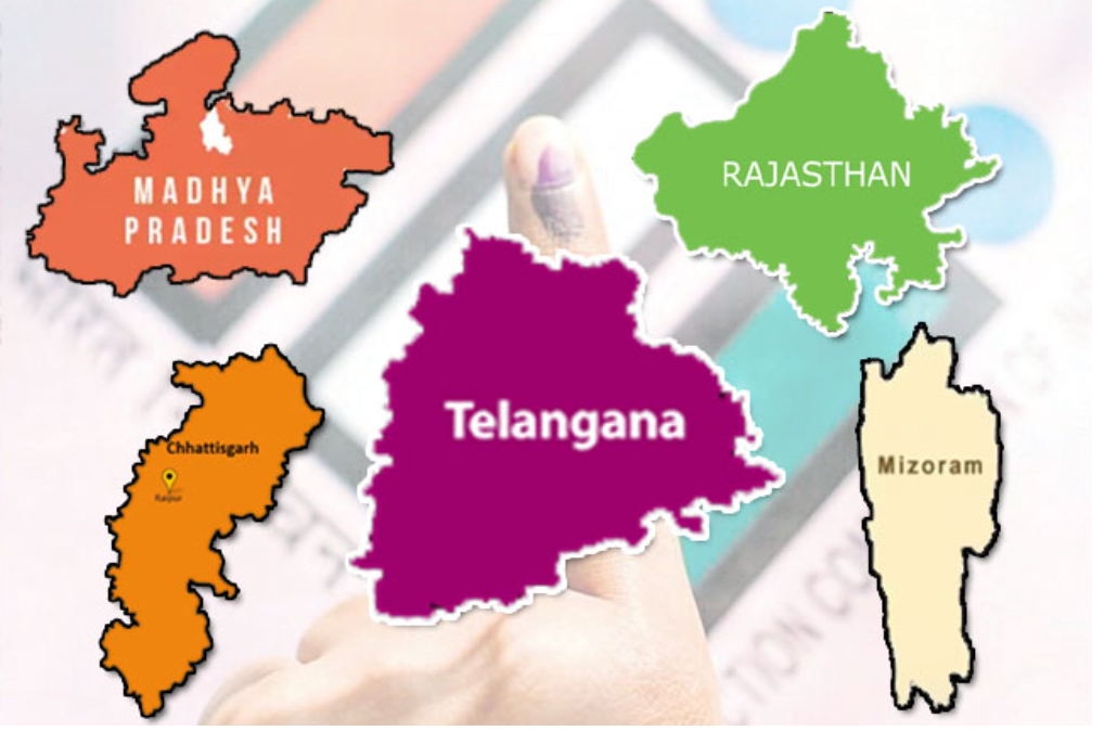 5 రాష్ట్రాల్లో మోగిన ఎన్నికల నగారా.. పోలింగ్ తేదీలు ఇవే..!