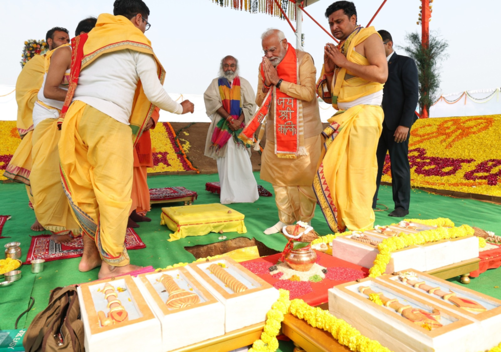 శ్రీ కల్కి ధామ్ ఆలయానికి ప్రధాని శంకుస్థాపన శ్రీ కల్కి ధామ్ ఆలయానికి ప్రధాని శంకుస్థాపన