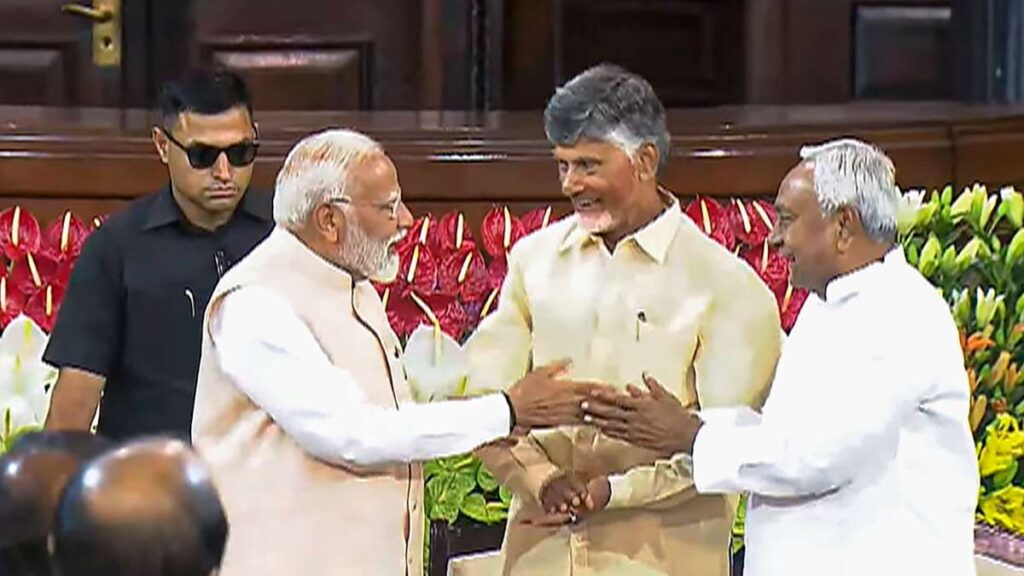 ఎన్డీయే పక్షనేతగా మూడోసారి మోదీ ఏకగ్రీవ ఎన్నిక