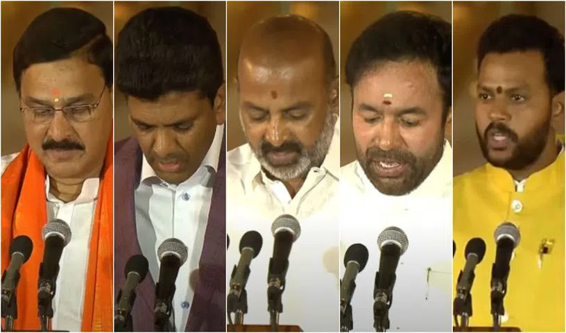 తెలుగు రాష్ట్రాల నుంచి ఐదుగురికి కేంద్ర మంత్రి పదవులు! తెలుగు రాష్ట్రాల నుంచి ఐదుగురికి కేంద్ర మంత్రి పదవులు!