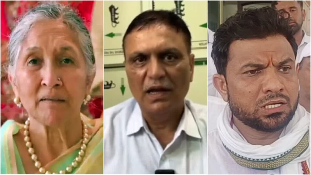 బిజెపిలోకి సావిత్రి జిందాల్ తో సహా ముగ్గురు స్వతంత్రులు