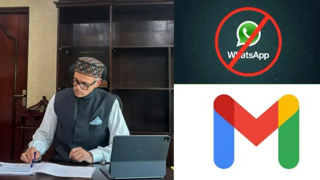 వాట్సాప్‌, జీమెయిల్‌ను వాడకుండా జమ్మూ కశ్మీర్‌ నిషేధం