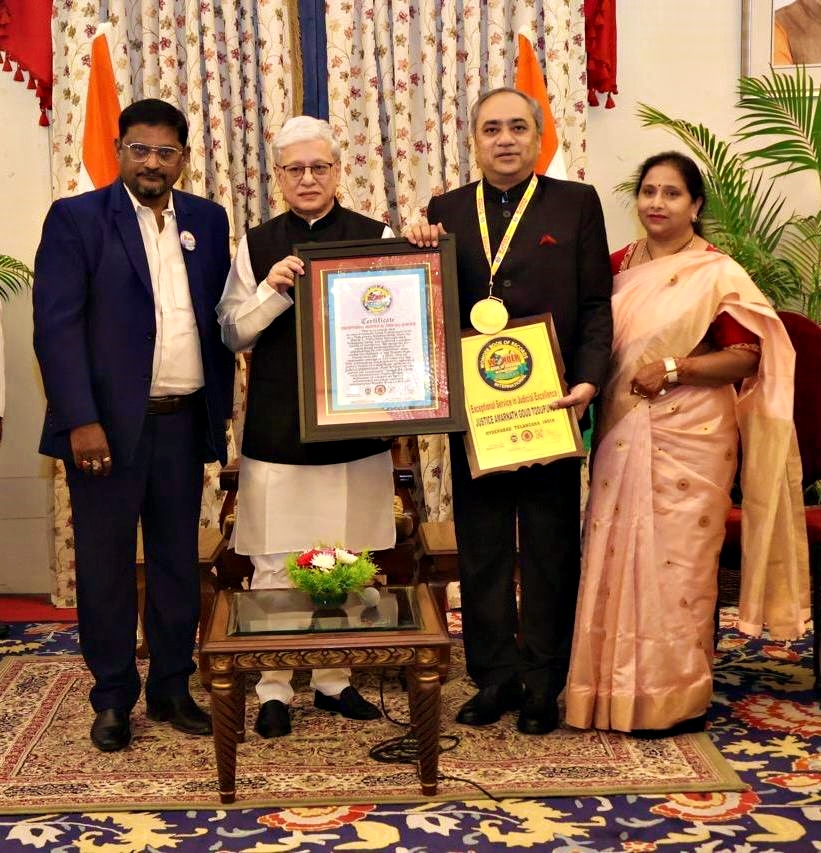 వండర్ బుక్ ఆఫ్ రికార్డుల్లోకి జస్టిస్ అమర్నాథ్ గౌడ్ వండర్ బుక్ ఆఫ్ రికార్డుల్లోకి జస్టిస్ అమర్నాథ్ గౌడ్