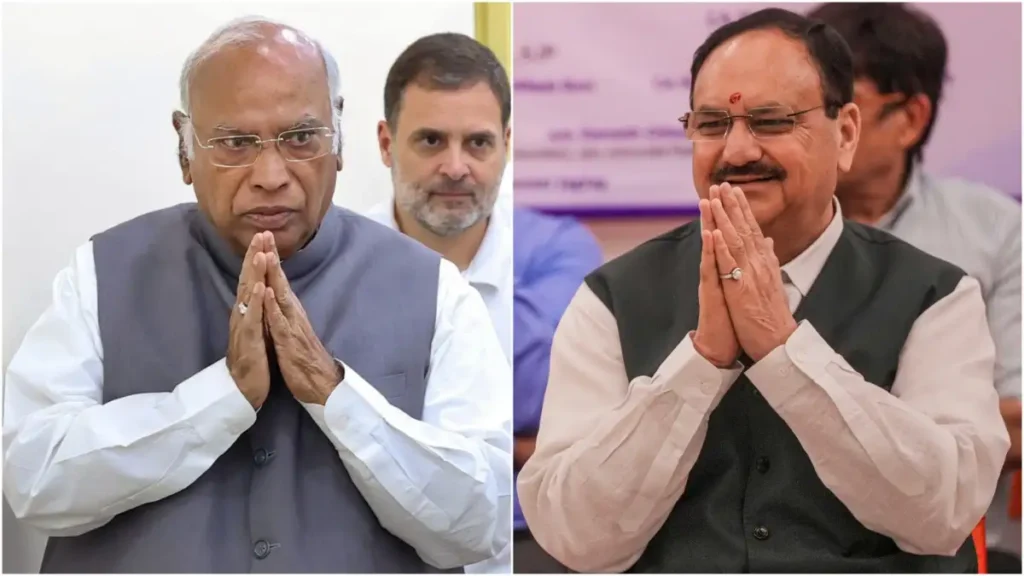 బీజేపీ, కాంగ్రెస్‌ అధ్యక్షులకు ఎన్నికల కమిషన్‌ నోటీసులు