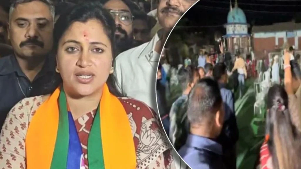 అమరావతి మాజీ ఎంపీ నవనీత్ రాణాపై దాడికి యత్నం అమరావతి మాజీ ఎంపీ నవనీత్ రాణాపై దాడికి యత్నం