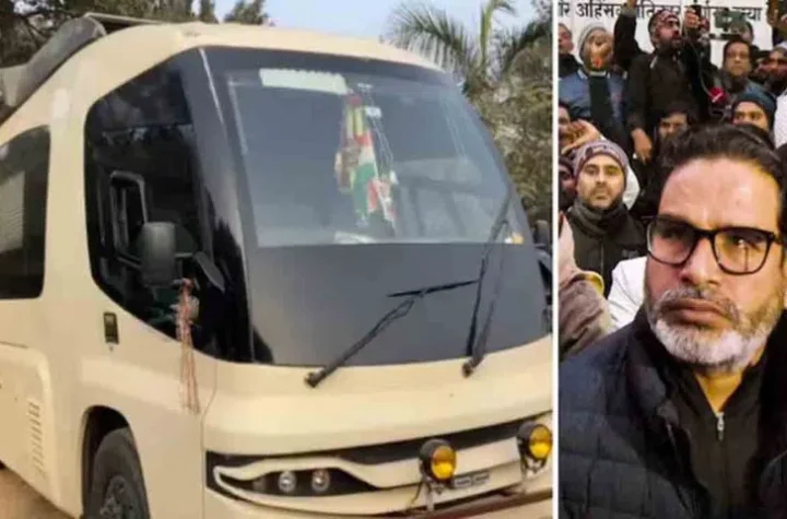 నిరాహార దీక్షలో ప్రశాంత్‌ కిషోర్‌ కోట్ల ఖరీదైన లగ్జరీ వ్యాన్‌