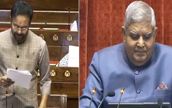 కిషన్ రెడ్డి ని ప్రశంసించిన ఉపరాష్ట్రపతి ధన్కర్