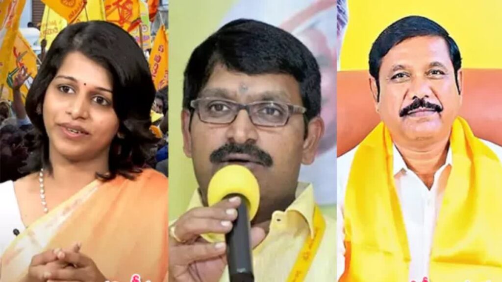 టిడిపి ఎమ్యెల్సీలుగా గ్రీష్మ, బీద రవిచంద్ర, బీటీ నాయుడు టిడిపి ఎమ్యెల్సీలుగా గ్రీష్మ, బీద రవిచంద్ర, బీటీ నాయుడు