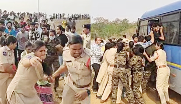 విద్యార్థుల అరెస్ట్ లతో అట్టడుకుతున్న హెచ్‌సీయూ