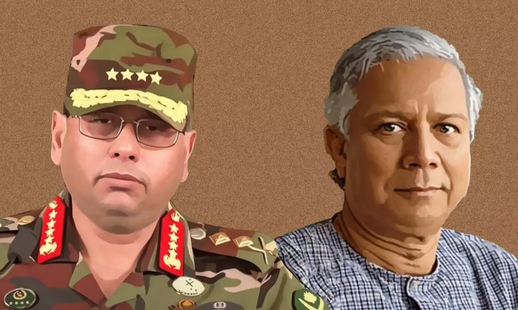 ఎన్నికలు ఎగగొట్టేందుకై బాంగ్లా ఆర్మీ చీఫ్పై రుగుబాటు ఎన్నికలు ఎగగొట్టేందుకై బాంగ్లా ఆర్మీ చీఫ్పై రుగుబాటు