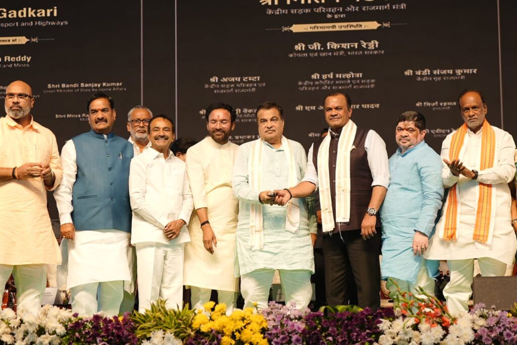 తెలంగాణలో రూ 2 లక్షల కోట్ల జాతీయ రహదారి ప్రాజెక్టులు