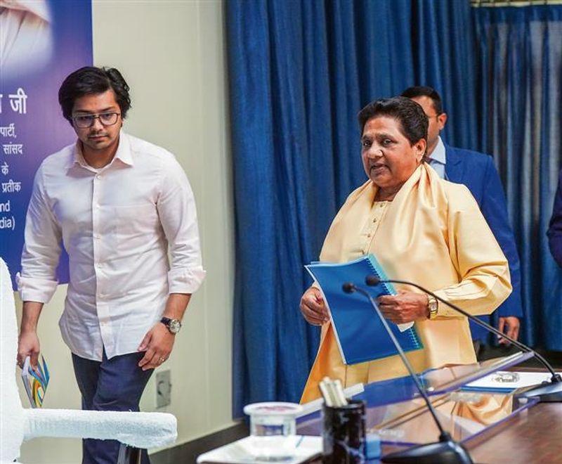 తిరిగి మేనల్లుడికి మాయావతి కీలక బాధ్యతలు తిరిగి మేనల్లుడికి మాయావతి కీలక బాధ్యతలు