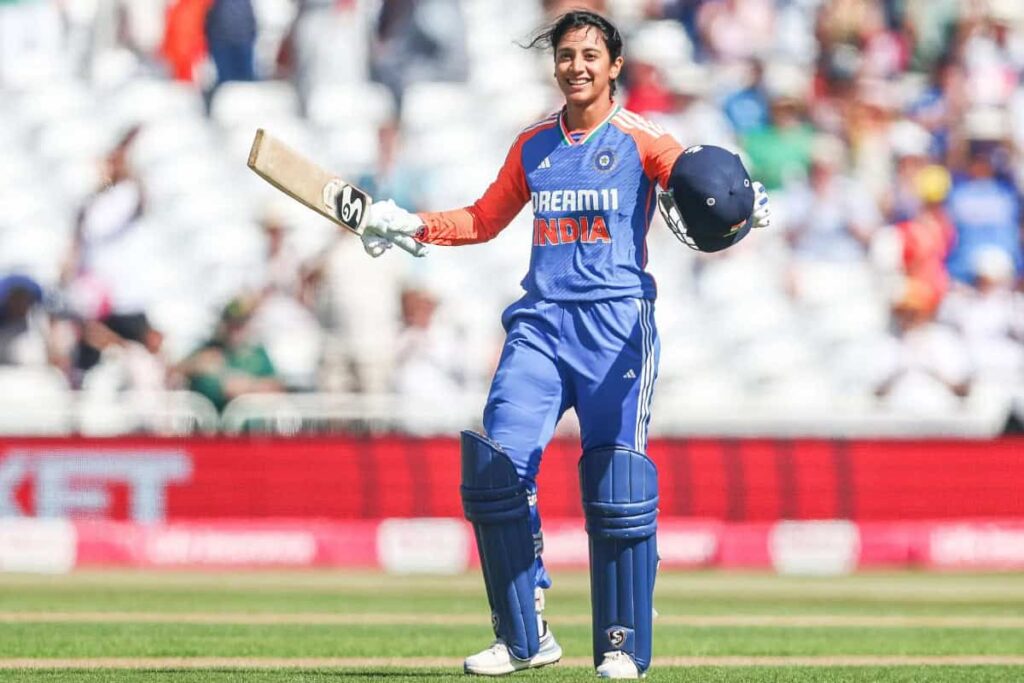మూడు ఫార్మాట్‌లలో సెంచరీ కొట్టిన స్మృతి మంధాన