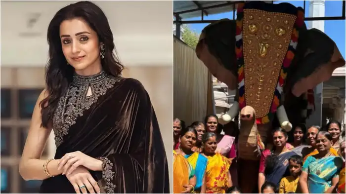 ఆలయానికి నటి త్రిష విరాళంగా రోబో ఏనుగు