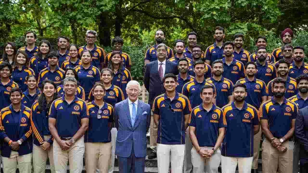 కింగ్ చార్లెస్ ని కలిసిన భారత క్రికెట్ జట్లు