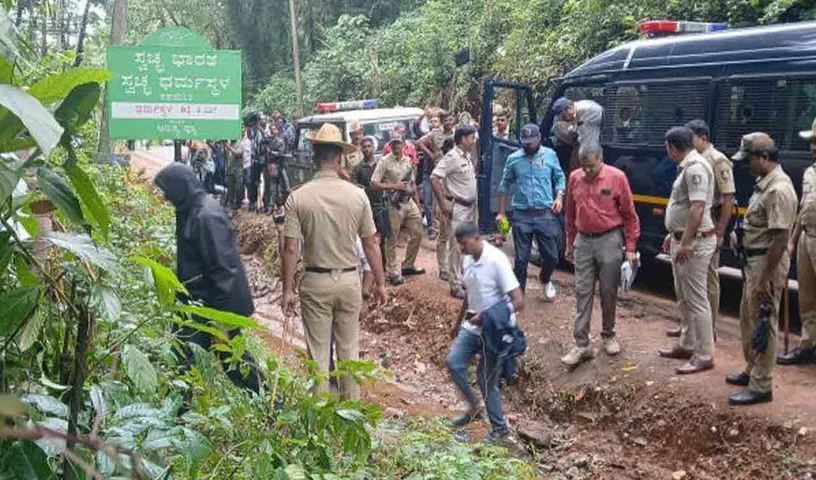 ధర్మస్థల తవ్వకాల్లో ఓ పురుషుడి అస్థిపంజరం