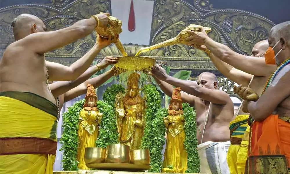 ఆగస్టు 5 నుంచి 7 వరకు శ్రీవారి ఆలయంలో పవిత్రోత్సవాలు ఆగస్టు 5 నుంచి 7 వరకు శ్రీవారి ఆలయంలో పవిత్రోత్సవాలు