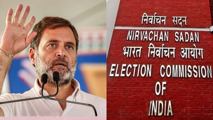 రాహుల్ ఓటర్ల చౌర్యం ఆరోపణలను తిరస్కరించిన ఈసీ