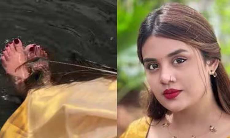 మహిళ యూట్యూబర్ ఓవరాక్షన్ తో ఆలయం అపవిత్రం