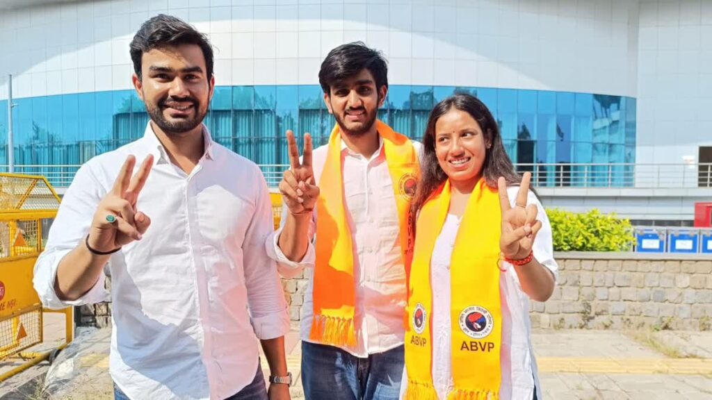 ఢిల్లీ యూనివర్సిటీ ఎన్నికల్లో ఎబివిపి ఘన విజయం ఢిల్లీ యూనివర్సిటీ ఎన్నికల్లో ఎబివిపి ఘన విజయం