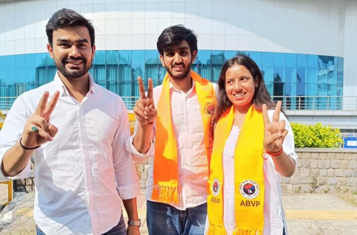 ఢిల్లీ యూనివర్సిటీ ఎన్నికల్లో ఎబివిపి ఘన విజయం