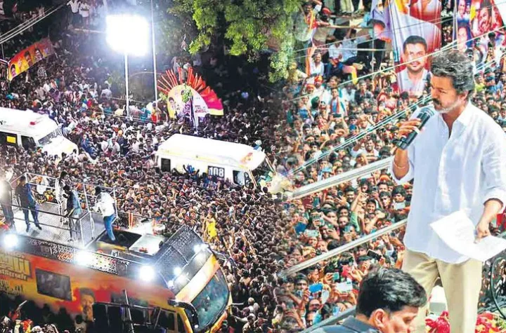 విజయ్‌ సభలో తొక్కిసలాట…. 39 మంది మృతి!