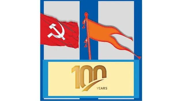శతాబ్దిలో ఆర్ఎస్ఎస్, సిపిఐ … వారెక్కడ? వీరెక్కడ?