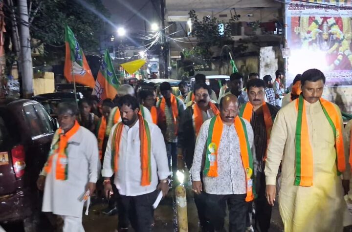 జూబ్లీహిల్స్ లో పాదయాత్రలతో బిజెపి ఉధృత ప్రచారం