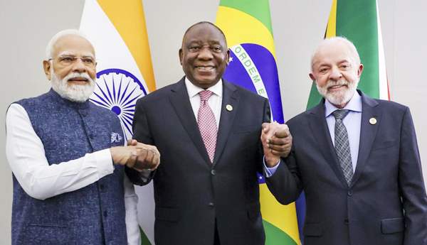 ప్రపంచంకు భారత్, బ్రెజిల్, దక్షిణాఫ్రికా సందేశం!