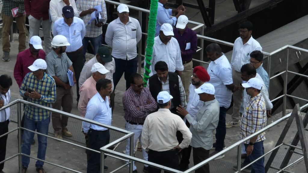 పోలవరం నిర్మాణ తీరును పరిశీలించిన  కేంద్ర బృందం