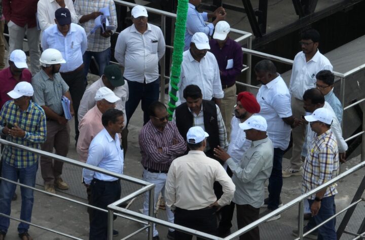 పోలవరం నిర్మాణ తీరును పరిశీలించిన  కేంద్ర బృందం