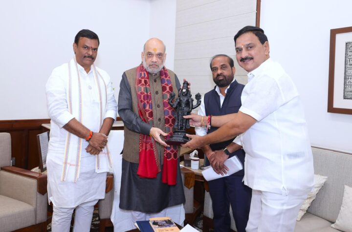 హోంమంత్రి అమిత్ షాతో పివిఎన్ మాధవ్ భేటీ!