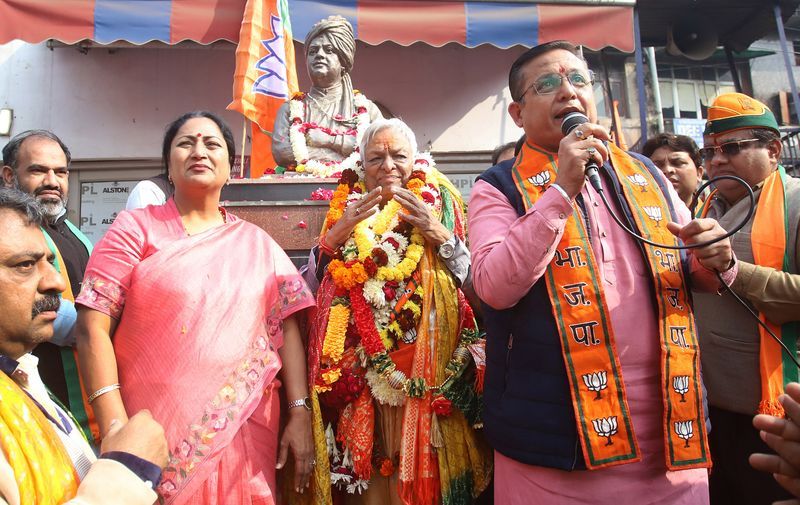 ఢిల్లీ మున్సిపల్ ఎన్నికల్లో 12 వార్డులలో 7 బిజెపి కైవసం