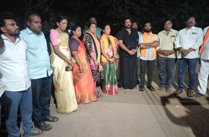 బీజేపీ సర్పంచ్ అభ్యర్థినిపై కాంగ్రెస్ గుండాల దాడి