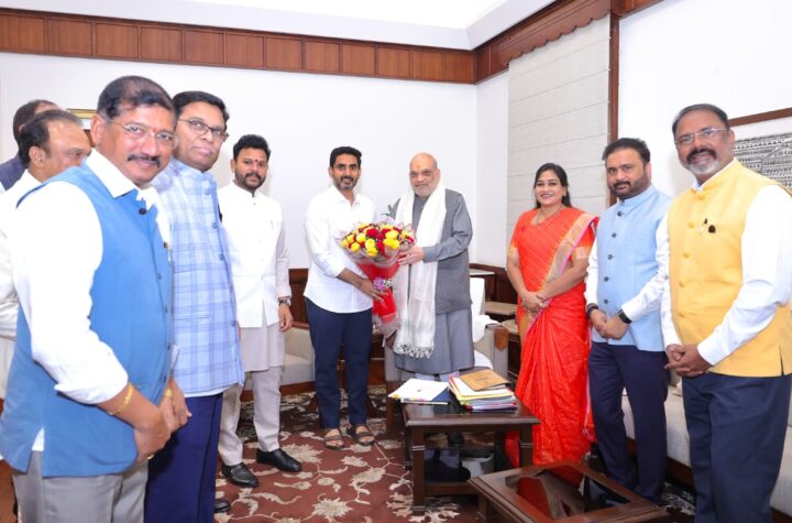 తుపాను నష్టంపై అమిత్ షా కు లోకేష్ నివేదిక 