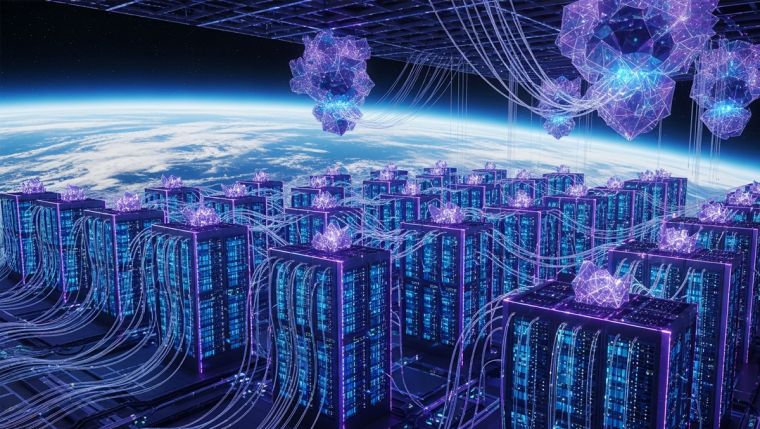 అంత‌రిక్ష డేటా సెంట‌ర్ల ఏర్పాటుపై ఇస్రో దృష్టి