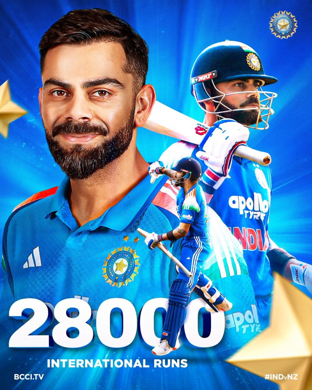 28 వేల పరుగుల క్లబ్‌లో విరాట్ కోహ్లీ