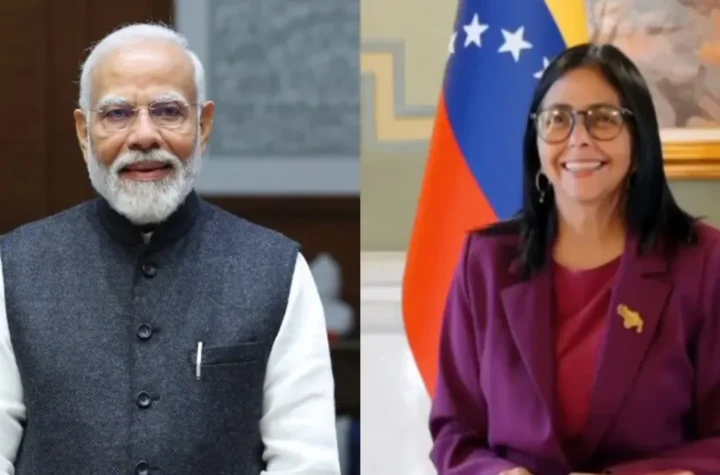 వెనెజువెలా తాత్కాలిక అధ్యక్షురాలితో ప్రధాని మోదీ చర్చలు